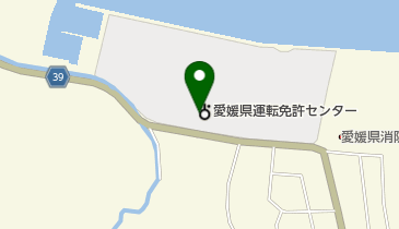 愛媛県運転免許センター 食堂の地図画像