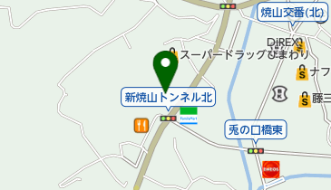 天霧 焼山店の地図画像