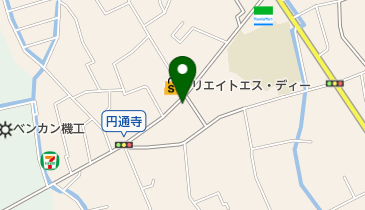 金隆閣の地図画像