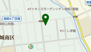 焼きとり お々田の地図画像