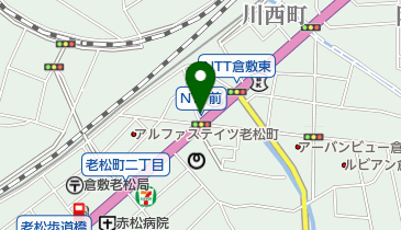 常盤食堂の地図画像