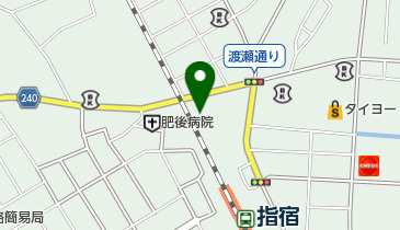 指宿飯店の地図画像