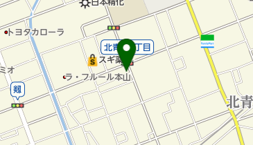 ながたや立呑の地図画像