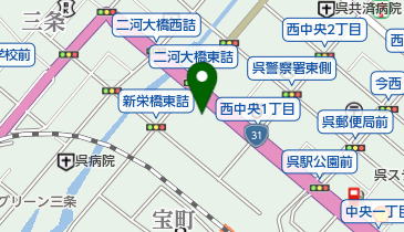 合同庁舎構内食堂の地図画像