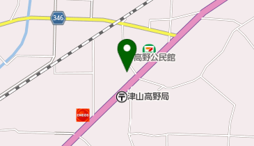 東部食堂の地図画像