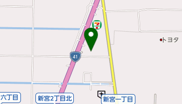 カフェタナカの地図画像