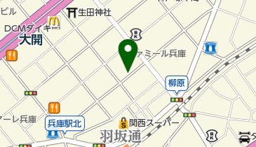 串かつ 神戸 七福神の地図画像