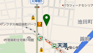 居酒屋みちくさの地図画像