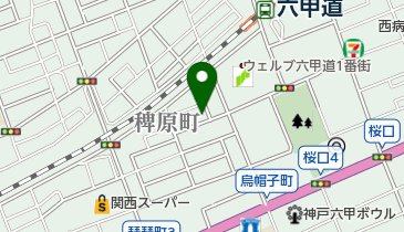 ごはん屋花ごころの地図画像