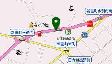 屋台らーめん 日の地図画像