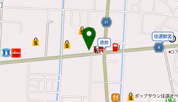 レジェール クロワ 赤井店の地図画像