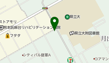 匠の中津からあげ 県立大前店の地図画像