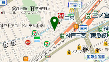 串カツ 逎人の地図画像