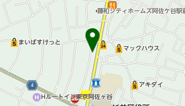 けやき庵 阿佐ヶ谷店の地図画像