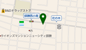 樹の花の地図画像