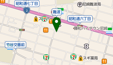 大手橋食堂の地図画像