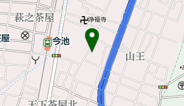 山王園の地図画像