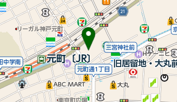 喫茶館 英國屋 三宮センター街3丁目店の地図画像