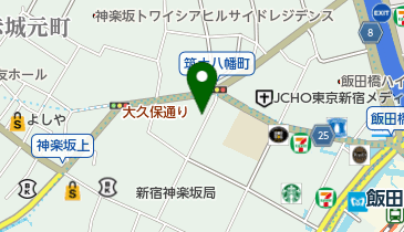 珈琲専科 珈瑠での地図画像