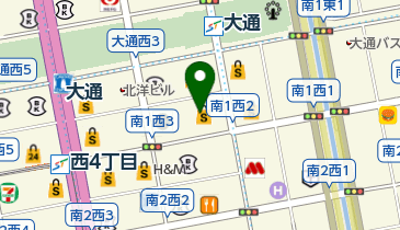 チャオ 丸井今井札幌本店の地図画像