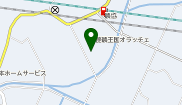 温室カフェの地図画像