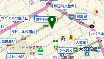 もつ鍋万十屋 鹿児島天文館の地図画像