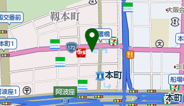 カフェ・ド・クリエ 本町信濃橋店の地図画像