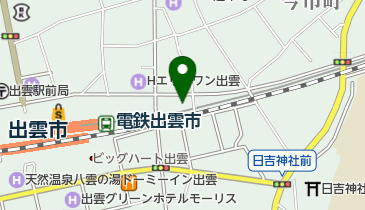 アリカフェ 出雲駅前店の地図画像