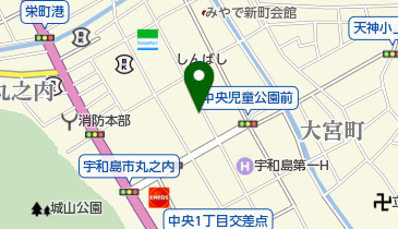 鉄板焼かわち屋の地図画像