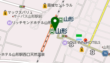 とんかつ新宿 さぼてん  山形エスパル店の地図画像