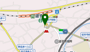 ブレドール 逗子店の地図画像