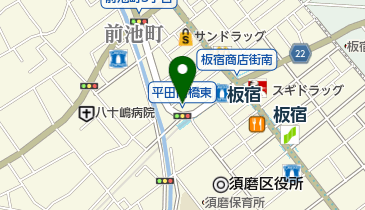 山陽そば 板宿店の地図画像