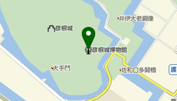 彦根城 鐘の丸売店の地図画像