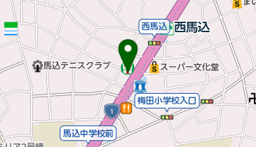 そば太田の地図画像