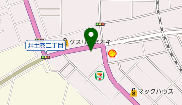 銀の麺の地図画像