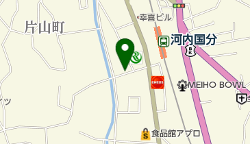 心の味 まるしんの地図画像