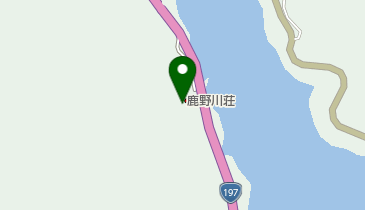 鹿野川荘レストランの地図画像