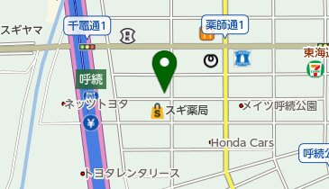 ペールノエルの地図画像