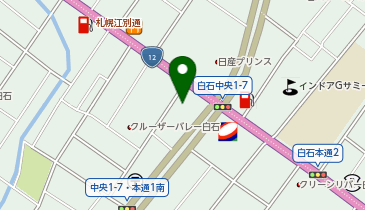 バーガーキング 札幌白石店の地図画像