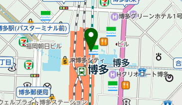 寿司 藤けん鮮魚店 博多阪急店の地図画像