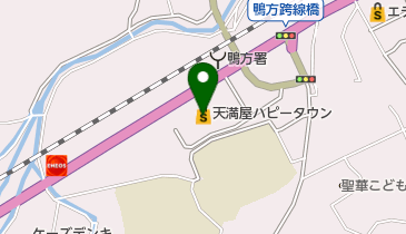 Happy Restaurant 鴨方店の地図画像