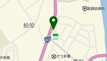 ラーメンポプラの地図画像