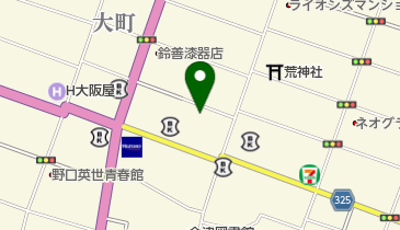 とんがらしの地図画像