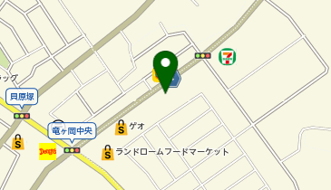 料理茶屋 いその地図画像