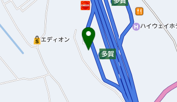 近江らーめん 六角の地図画像