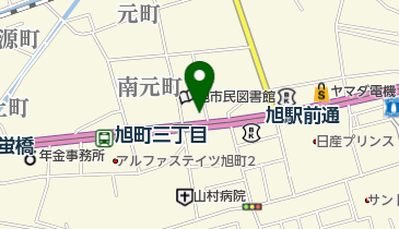 レストラン 旭の地図画像