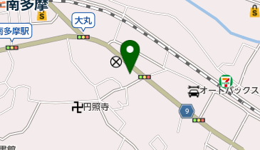 星乃珈琲 稲城店の地図画像