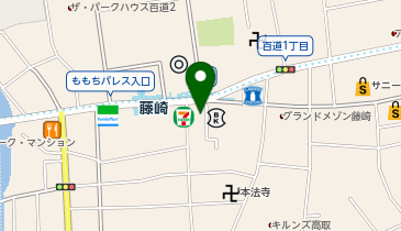 博多あごだしもつ鍋 土の上の花の地図画像