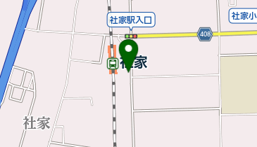 串焼・纏の地図画像
