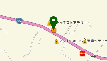 ジョイフル 長崎五島店の地図画像